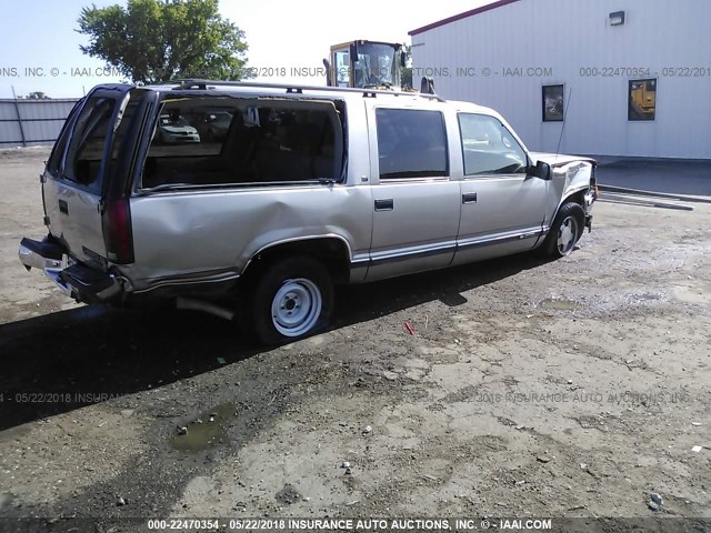 3GNEC16R1XG210399 - 1999 CHEVROLET SUBURBAN C1500 TAN photo 4