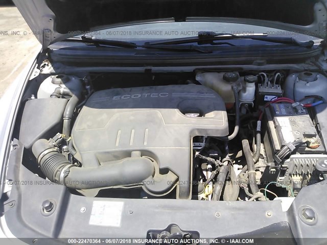 1G1ZH57BX94262899 - 2009 CHEVROLET MALIBU 1LT 银色 照片 10