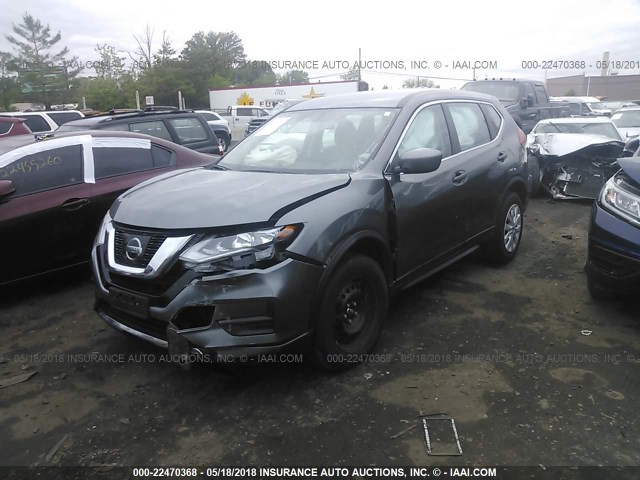 JN8AT2MV1HW027217 - 2017 NISSAN ROGUE S/SL/SV GRAY photo 2