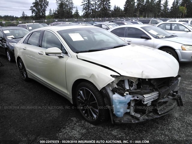 3LN6L2LU8GR629104 - 2016 LINCOLN MKZ HYBRID CREAM photo 1