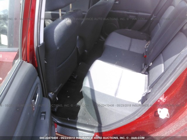 JM1BK32F981174869 - 2008 MAZDA 3 I RED photo 8