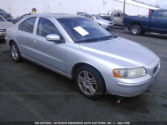 YV1RS592172622988 - 2007 VOLVO S60 2.5T SILVER photo 1