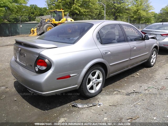 JN1CA31D9YT513533 - 2000 NISSAN MAXIMA GLE/GXE/SE GRAY photo 4