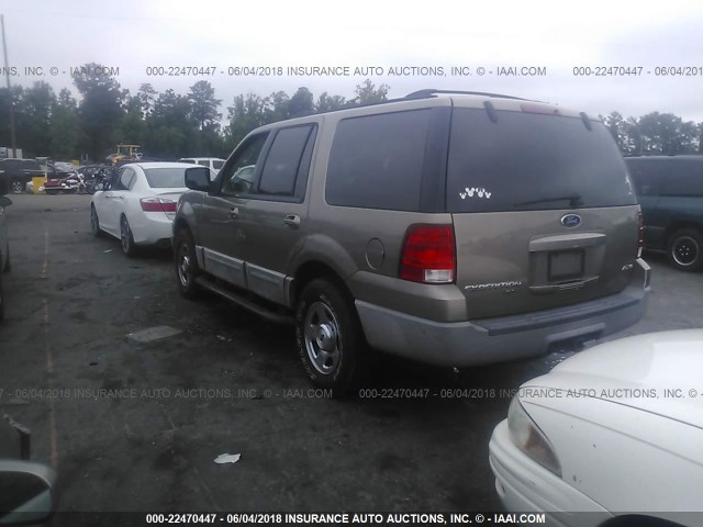 1FMPU16L13LC53689 - 2003 FORD EXPEDITION XLT BROWN photo 3