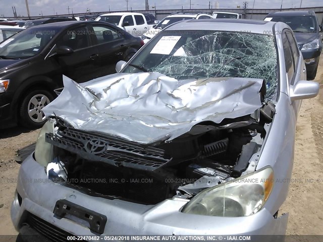 2T1KR32E96C559165 - 2006 TOYOTA COROLLA MATRIX XR SILVER photo 6