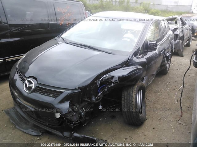 JM3ER2C55B0404470 - 2011 MAZDA CX-7 BLACK photo 2