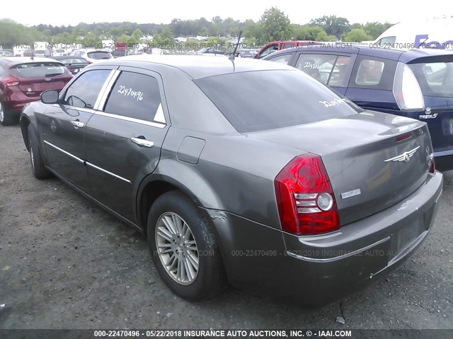 2C3KA53G48H122464 - 2008 CHRYSLER 300 TOURING GRAY photo 3