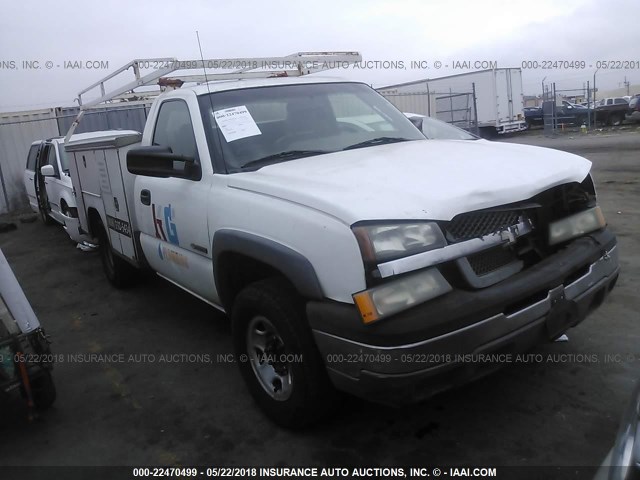 1GBGC24U33Z210126 - 2003 CHEVROLET SILVERADO C2500 WHITE photo 1