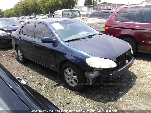 JTDBR32E160059026 - 2006 TOYOTA COROLLA CE/LE BLUE photo 1