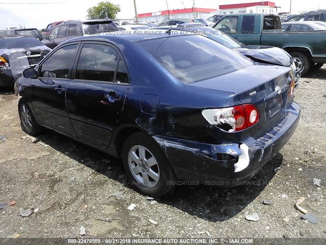 JTDBR32E160059026 - 2006 TOYOTA COROLLA CE/LE BLUE photo 3