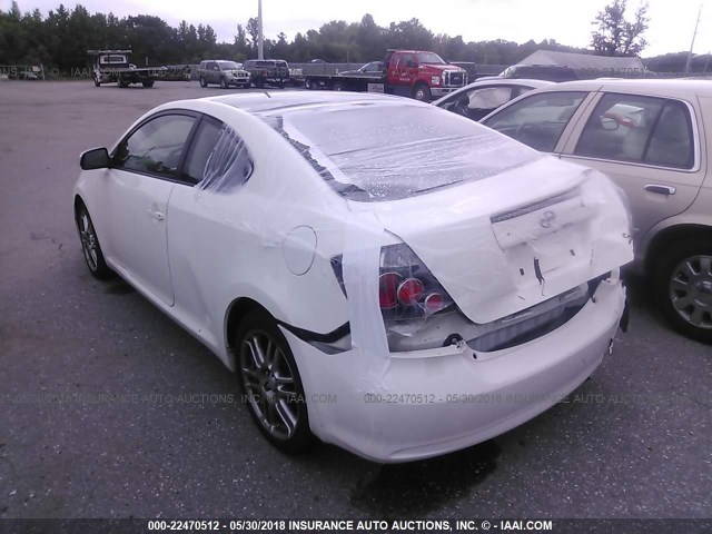 JTKDE167680266592 - 2008 TOYOTA SCION TC 白色 照片 3