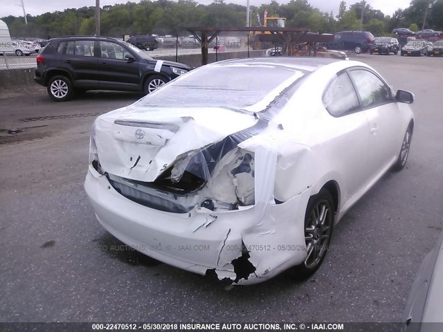 JTKDE167680266592 - 2008 TOYOTA SCION TC 白色 照片 4