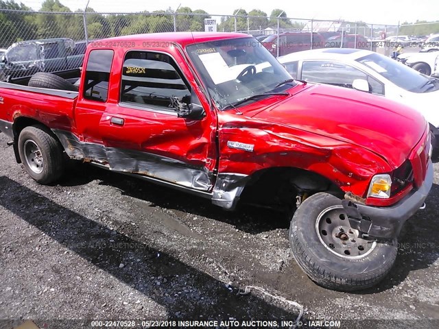 1FTZR45E87PA23455 - 2007 FORD RANGER SUPER CAB RED photo 1