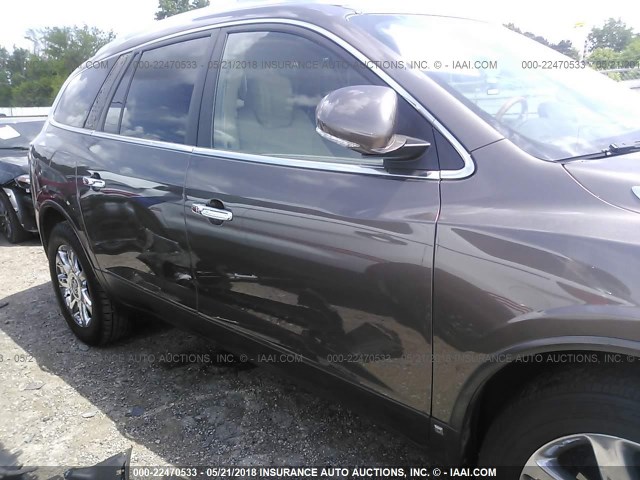 5GAER23D49J117059 - 2009 BUICK ENCLAVE CXL 棕色 照片 6