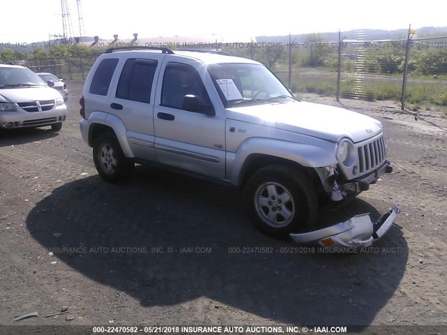 1J4GL48K96W211717 - 2006 JEEP LIBERTY SPORT SILVER photo 1