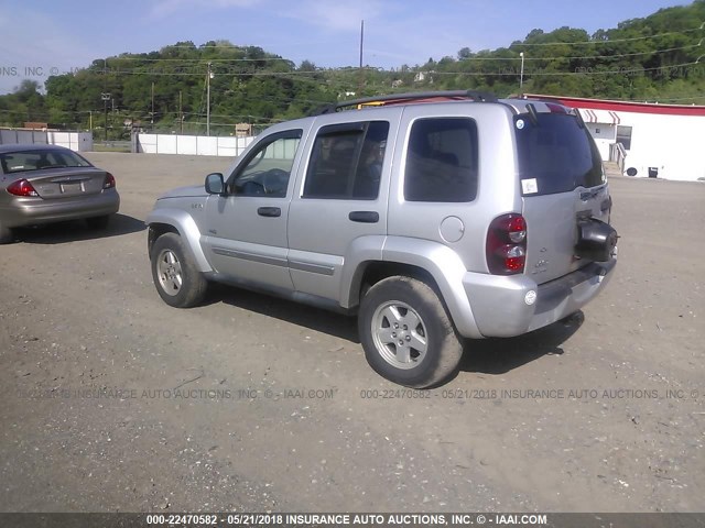 1J4GL48K96W211717 - 2006 JEEP LIBERTY SPORT Gümüş foto 3