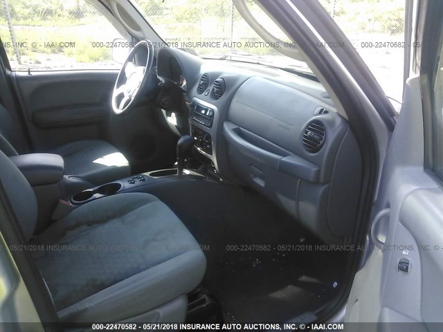 1J4GL48K96W211717 - 2006 JEEP LIBERTY SPORT Gümüş foto 5