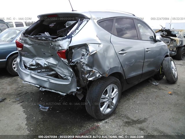 KM8JU3AC5BU124341 - 2011 HYUNDAI TUCSON GLS/LIMITED GRAY photo 4