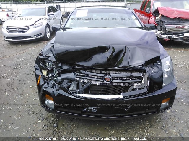 1G6DP577770121540 - 2007 CADILLAC CTS HI FEATURE V6 BLACK photo 6