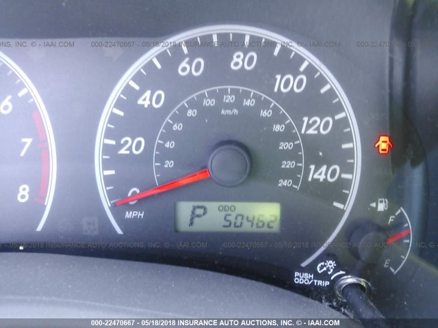 JTDBL40E19J044485 - 2009 TOYOTA COROLLA LE/XLE BLACK photo 7