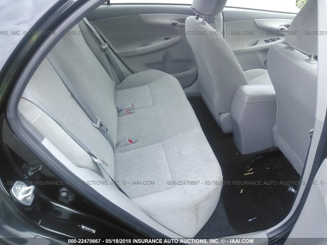 JTDBL40E19J044485 - 2009 TOYOTA COROLLA LE/XLE BLACK photo 8