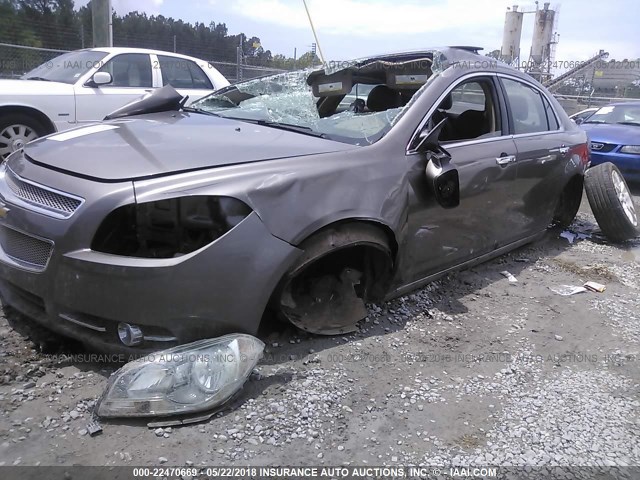 1G1ZG5E77CF255227 - 2012 CHEVROLET MALIBU LTZ 棕色 照片 2
