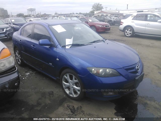 JM1BK324071762978 - 2007 MAZDA 3 S BLUE photo 1