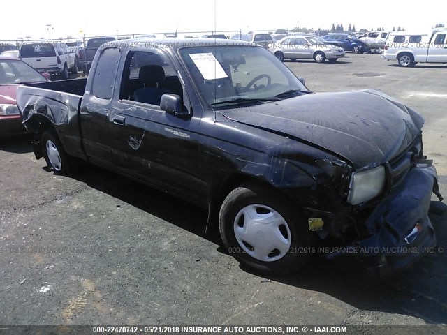 4TAVN52NXXZ493037 - 1999 TOYOTA TACOMA XTRACAB BLACK photo 1