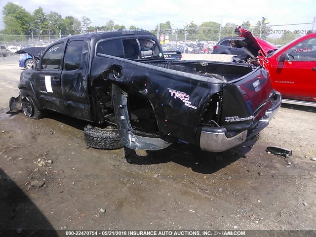 5TEUU42N49Z634950 - 2009 TOYOTA TACOMA ACCESS CAB Schwarz Foto 3