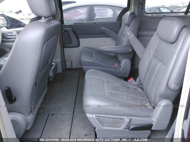 2A8HR54P98R716791 - 2008 CHRYSLER TOWN & COUNTRY TOURING MAROON photo 8