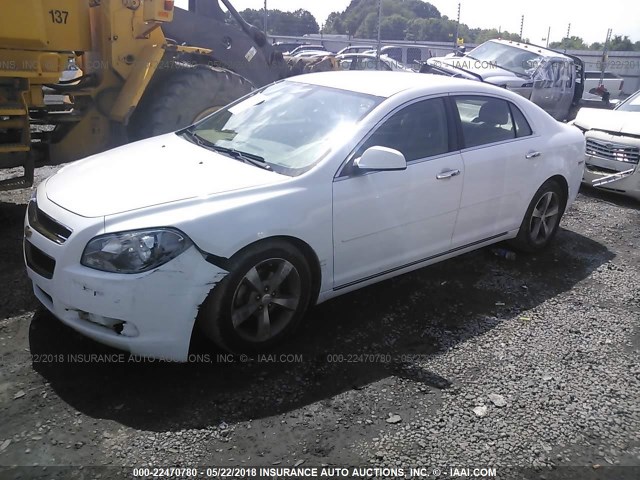 1G1ZC5EU1CF260926 - 2012 CHEVROLET MALIBU 1LT 白色 照片 2