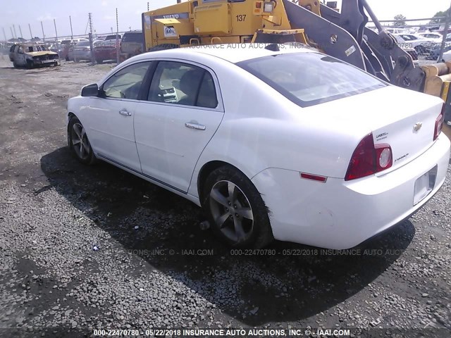 1G1ZC5EU1CF260926 - 2012 CHEVROLET MALIBU 1LT 白色 照片 3