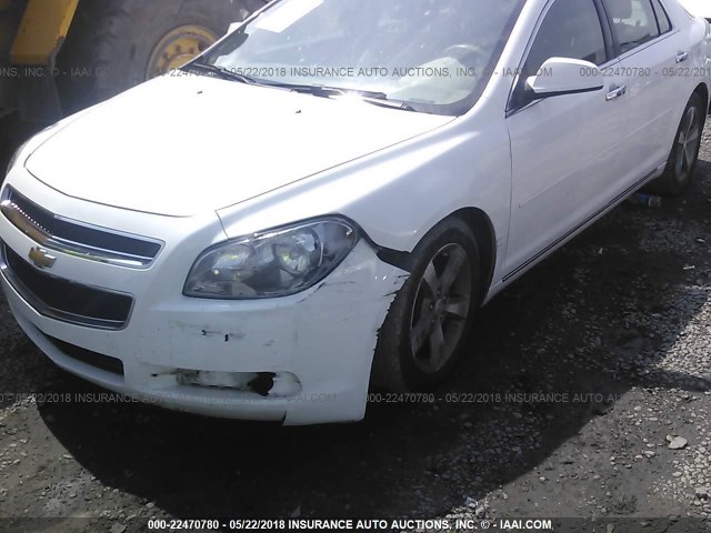 1G1ZC5EU1CF260926 - 2012 CHEVROLET MALIBU 1LT 白色 照片 6
