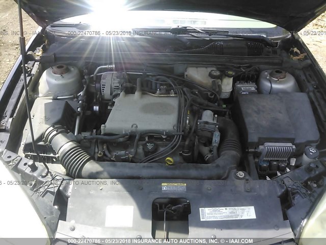 1G1ZT52885F103470 - 2005 CHEVROLET MALIBU LS 黑色 照片 10