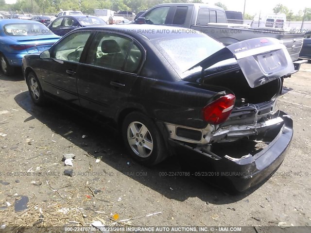 1G1ZT52885F103470 - 2005 CHEVROLET MALIBU LS 黑色 照片 3
