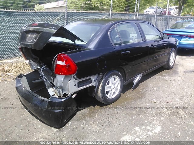 1G1ZT52885F103470 - 2005 CHEVROLET MALIBU LS 黑色 照片 4