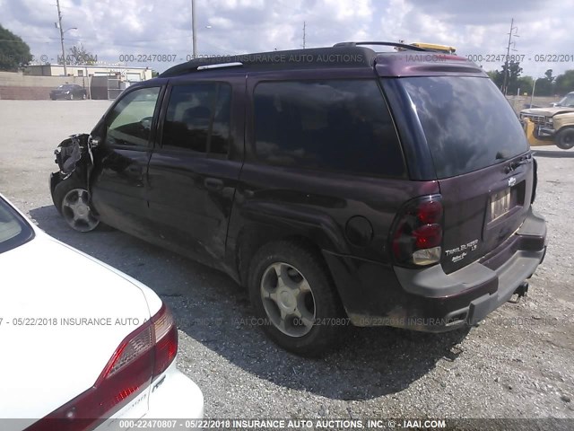 1GNET16S166124383 - 2006 CHEVROLET TRAILBLAZER EXT LS/EXT LT MAROON photo 3