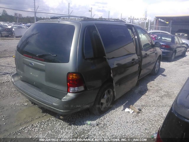 2FMZA51403BA39723 - 2003 FORD WINDSTAR LX GREEN photo 4