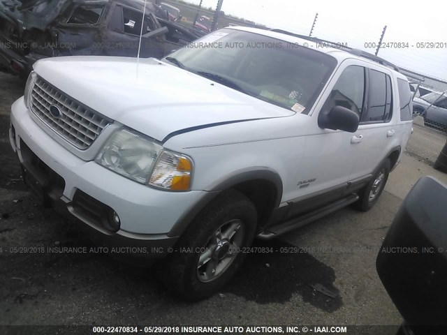 1FMZU74K42ZC88678 - 2002 FORD EXPLORER EDDIE BAUER WHITE photo 2