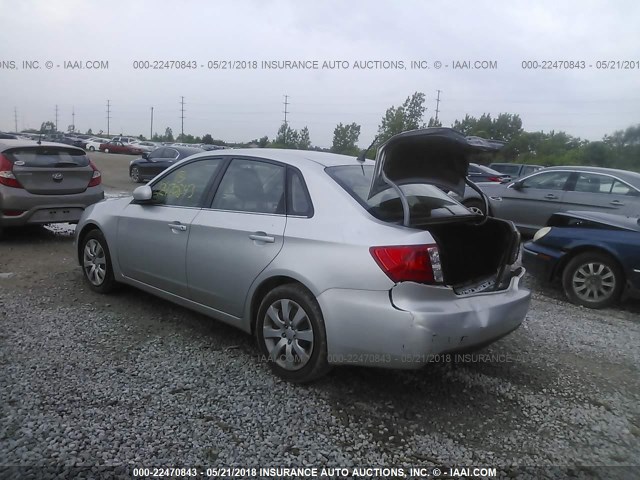 JF1GE6A66AH510612 - 2010 SUBARU IMPREZA 2.5I SILVER photo 3