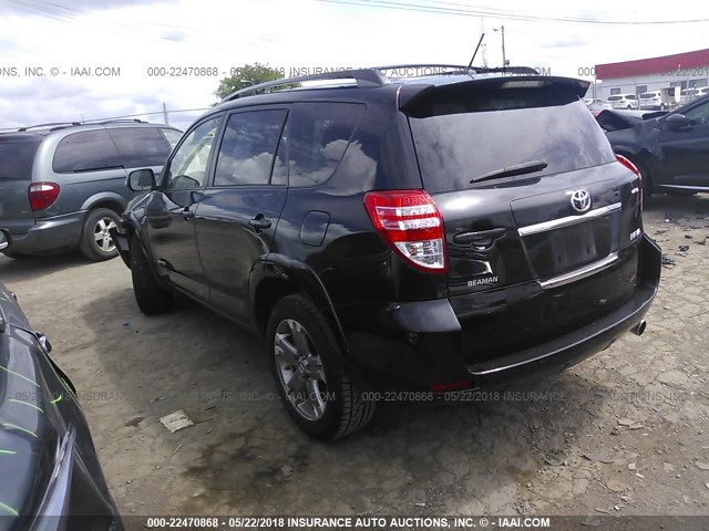 JTMRF4DV2C5054202 - 2012 TOYOTA RAV4 SPORT BLACK photo 3