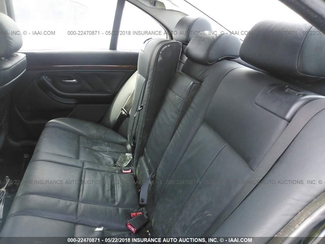 WBADM6346YGU17291 - 2000 BMW 528 I AUTOMATIC BLACK photo 8