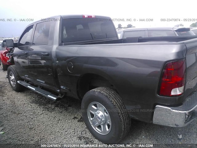 3C6UR5CL5JG161359 - 2018 RAM 2500 ST GRAY photo 3