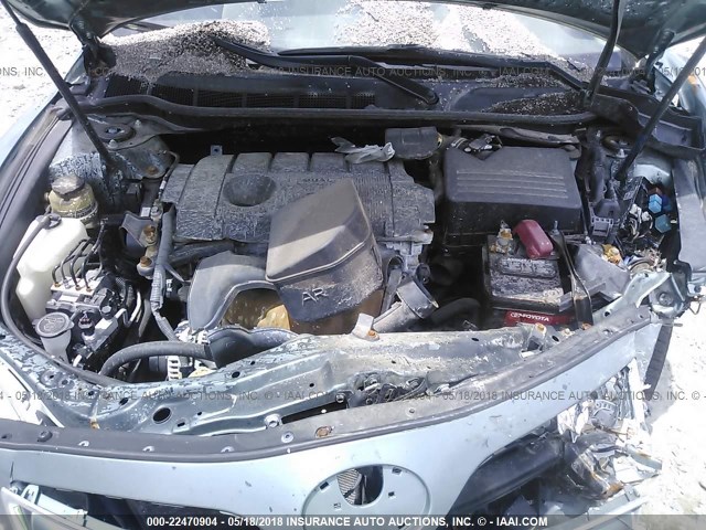 4T1BF3EK1BU735189 - 2011 TOYOTA CAMRY SE/LE/XLE ტურკოუსი ფოტო 10