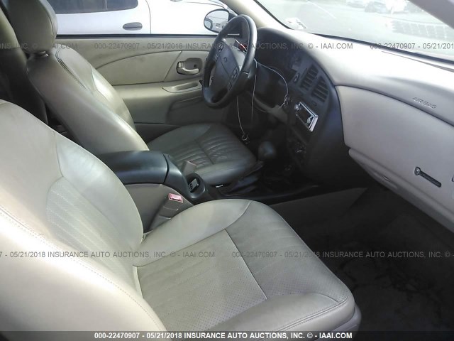 2G1WW15E019253290 - 2001 CHEVROLET MONTE CARLO LS წითელი ფოტო 5