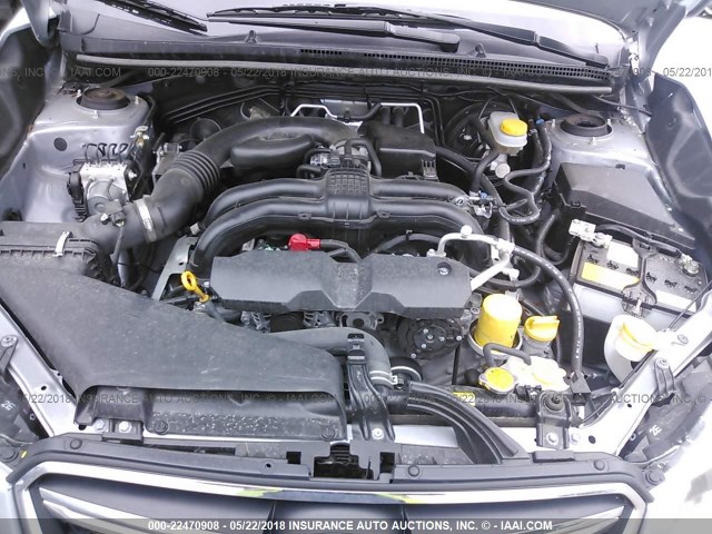 JF2GPABC1H8218101 - 2017 SUBARU CROSSTREK PREMIUM ვერცხლისფერი ფოტო 10