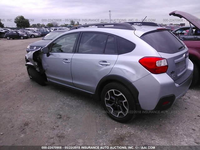 JF2GPABC1H8218101 - 2017 SUBARU CROSSTREK PREMIUM ვერცხლისფერი ფოტო 3