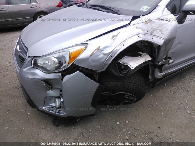 JF2GPABC1H8218101 - 2017 SUBARU CROSSTREK PREMIUM ვერცხლისფერი ფოტო 6