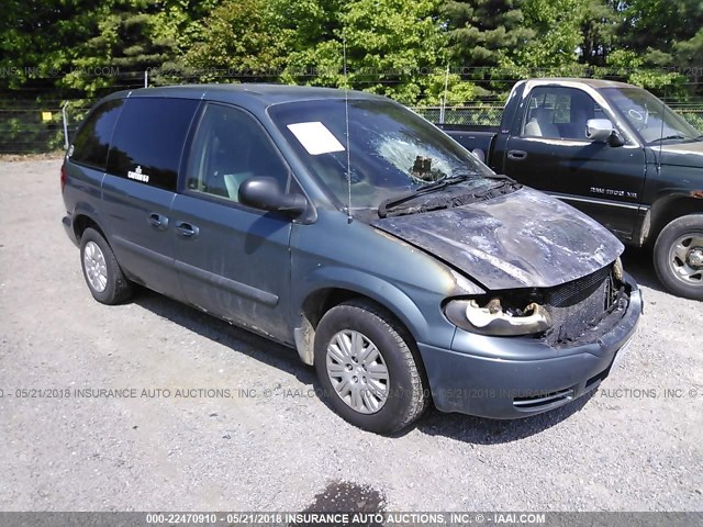 1A4GP45R26B645278 - 2006 CHRYSLER TOWN & COUNTRY  GREEN photo 1