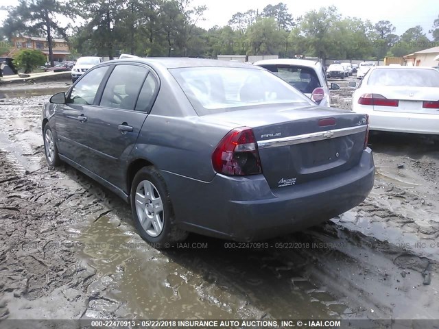 1G1ZT58NX7F183970 - 2007 CHEVROLET MALIBU LT GRAY photo 3